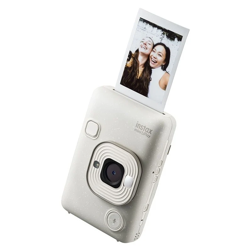 Fujifilm Instax Mini LiPlay Hybrid Instant Camera - Misty White