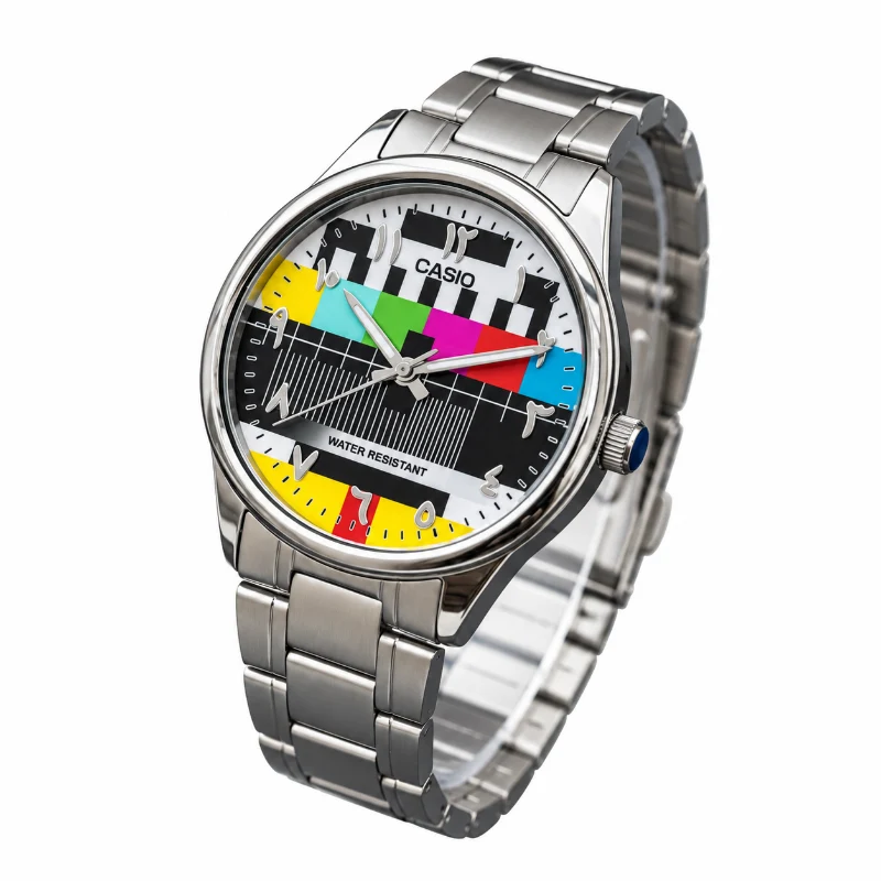 Casio Retro Television Dial Custom Watch MTP-V005TV1