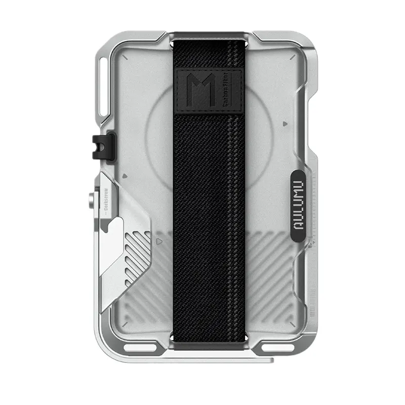 AULUMU G03 Multi-Tool Magnetic Metal Wallet Frosted Cover - Translucent White