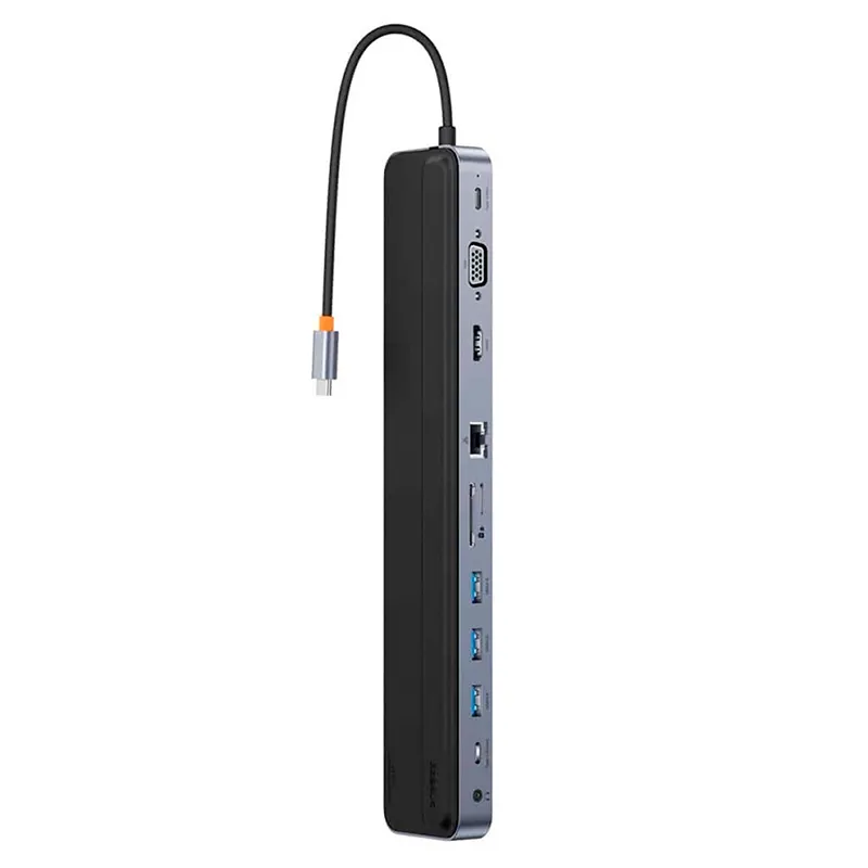 Baseus Elite Joy EH3 12-in-1 HUB With Stand - Space Grey