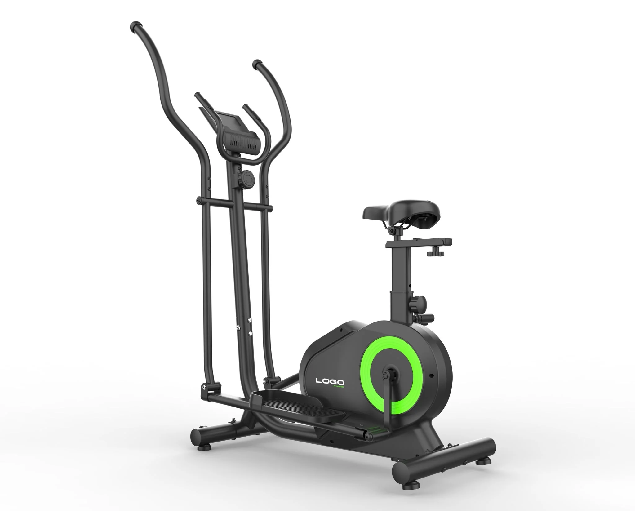 Black Bull 2-in-1 Elliptical Cross Trainer with Seat, 120KG Capacity (Free installation)