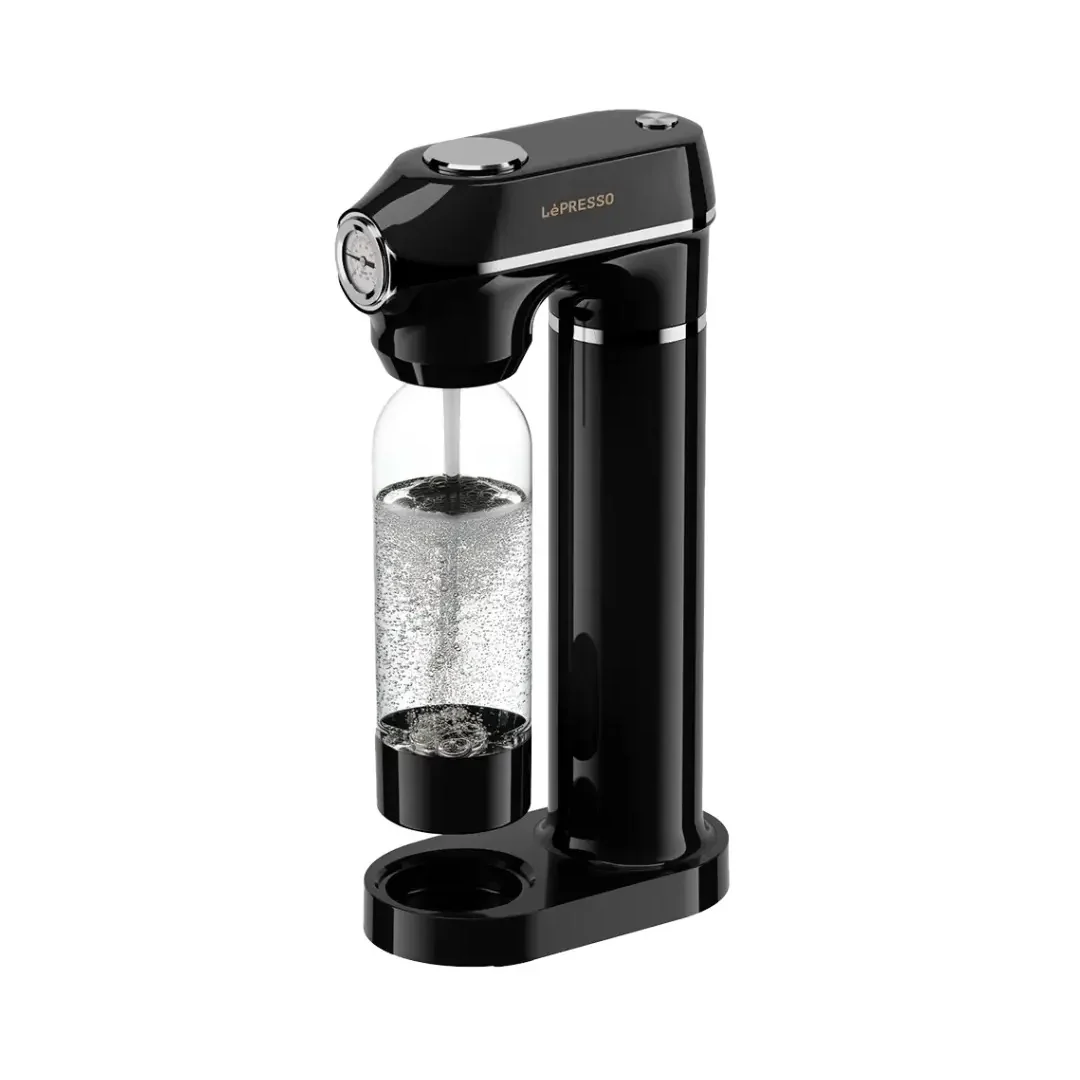 Lepresso Carbonator Instant Sparkling Water - Black