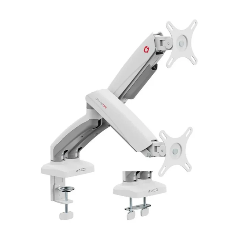 GAMEON GO-5450 Dual Monitor Arm For Gaming And Office Use - White