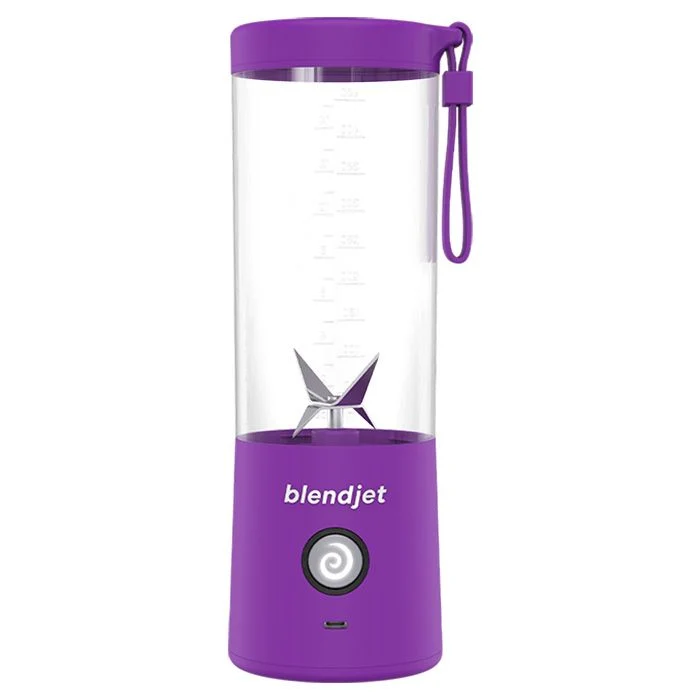 Blendjet V2 Portable Blender 16oz, Smoothie Maker, Fruit Blender, BPA-Free, 475ml, Sports Bottle, USB-C Rechargeable - Purple
