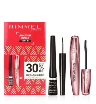 RIMMEL LONDON UNLOCK YOUR WONDER - LINER AND MASCARA KIT WOMEN