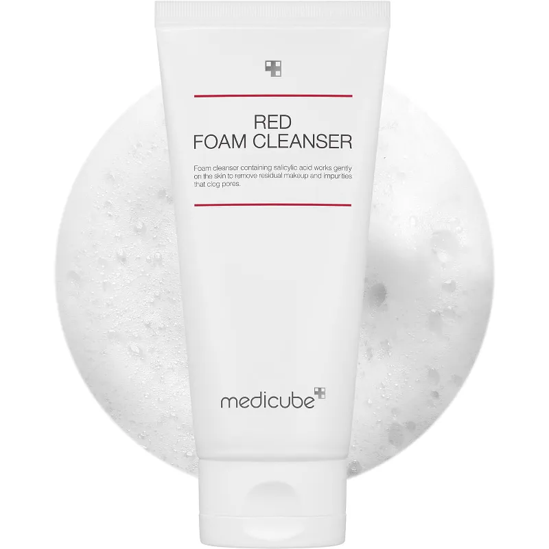 Medicube_Red_Foam_Cleanser_120ml.png Medicube, Red Foam Cleanser, 120ml - Medicube_Red_Foam_Cleanser_120ml.png