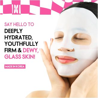 Korean ELLE Deep Collagen Color Changing Mask – Anti-Aging, Hydrating & Firming Mask with Collagen, Peptides & Centella – Long-Wear 2-3 Hour or Overnight treatment mask for Radiant Youthful Skin