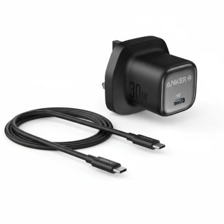 Anker Zolo Charger 30W PD 3.0 with USB-C to USB-C Cable (Black)