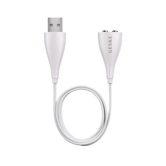 GESKE Magnetic USB Cable - White