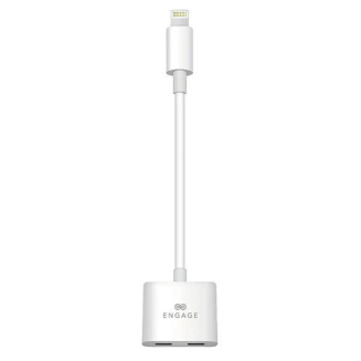 Engage, Lightning to Dual Lightning Charging & Audio Adapter Cable