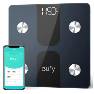 Eufy T9146K15 Smart Scale C1 with Bluetooth, Body Fat Scale, Wireless Digital Bathroom Scale, 15 Measurements