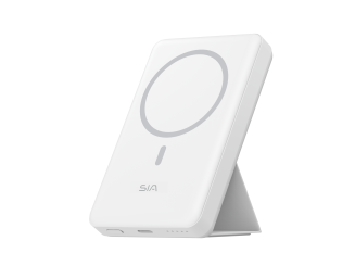 SIA PB2001 10000mAh wireless with holder 38.5WH WHT